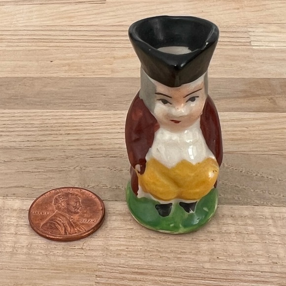 Miniature Toby Mugs Set of 5 Mugs Made in Japan Rare Vintage - Picture 11 of 16